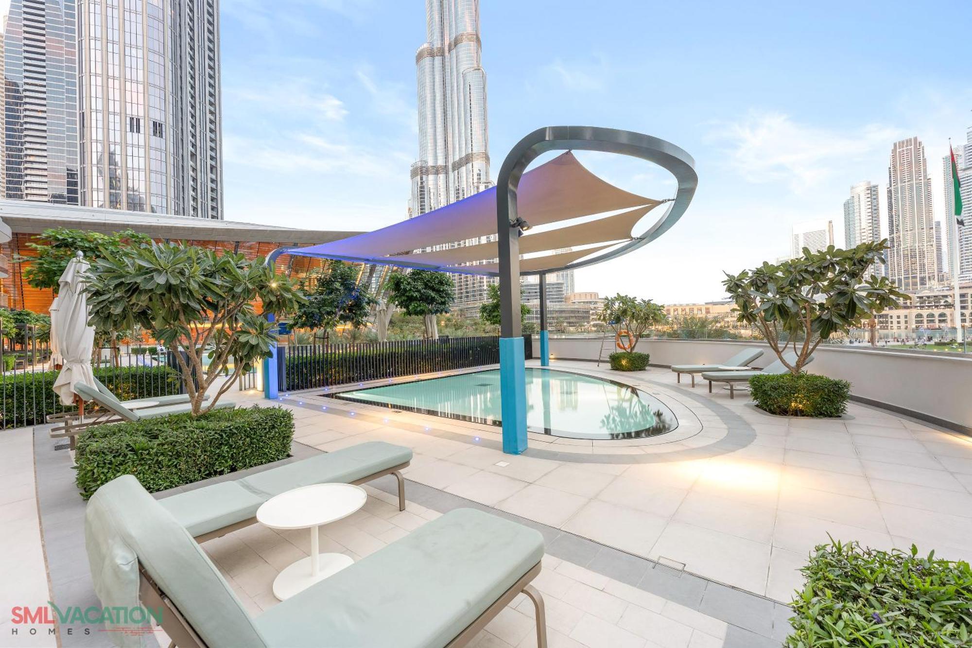 Sml Vacation Homes - Sky High Apartments With Burj Khalifa And Dubai Fountain Views At Grande Signature, Downtown ดูไบ ภายนอก รูปภาพ