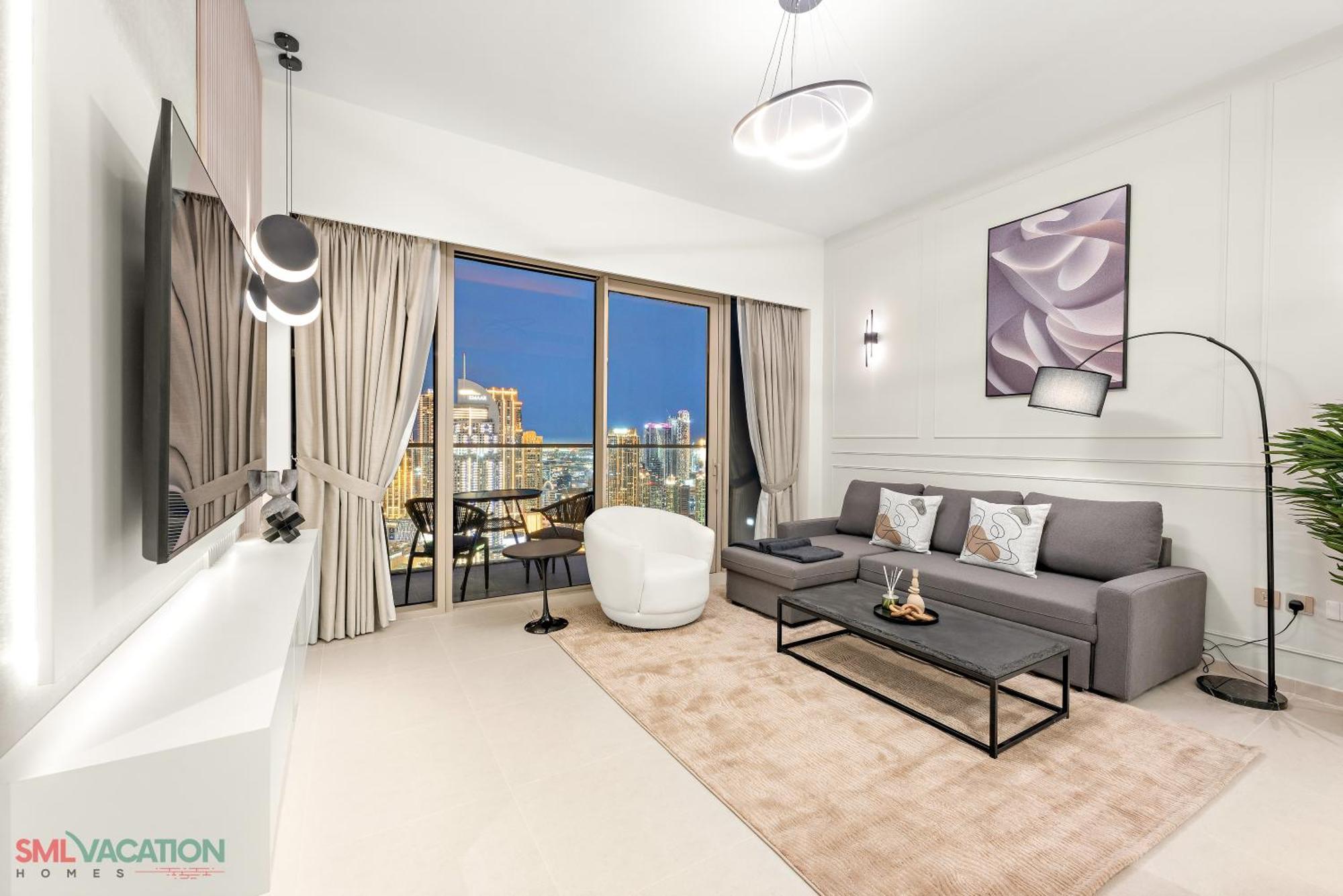 Sml Vacation Homes - Sky High Apartments With Burj Khalifa And Dubai Fountain Views At Grande Signature, Downtown ดูไบ ภายนอก รูปภาพ