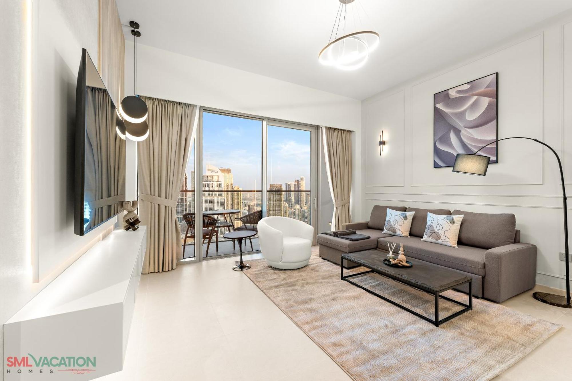 Sml Vacation Homes - Sky High Apartments With Burj Khalifa And Dubai Fountain Views At Grande Signature, Downtown ดูไบ ภายนอก รูปภาพ