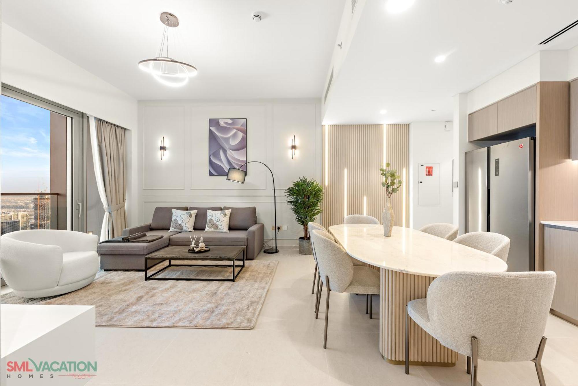 Sml Vacation Homes - Sky High Apartments With Burj Khalifa And Dubai Fountain Views At Grande Signature, Downtown ดูไบ ภายนอก รูปภาพ
