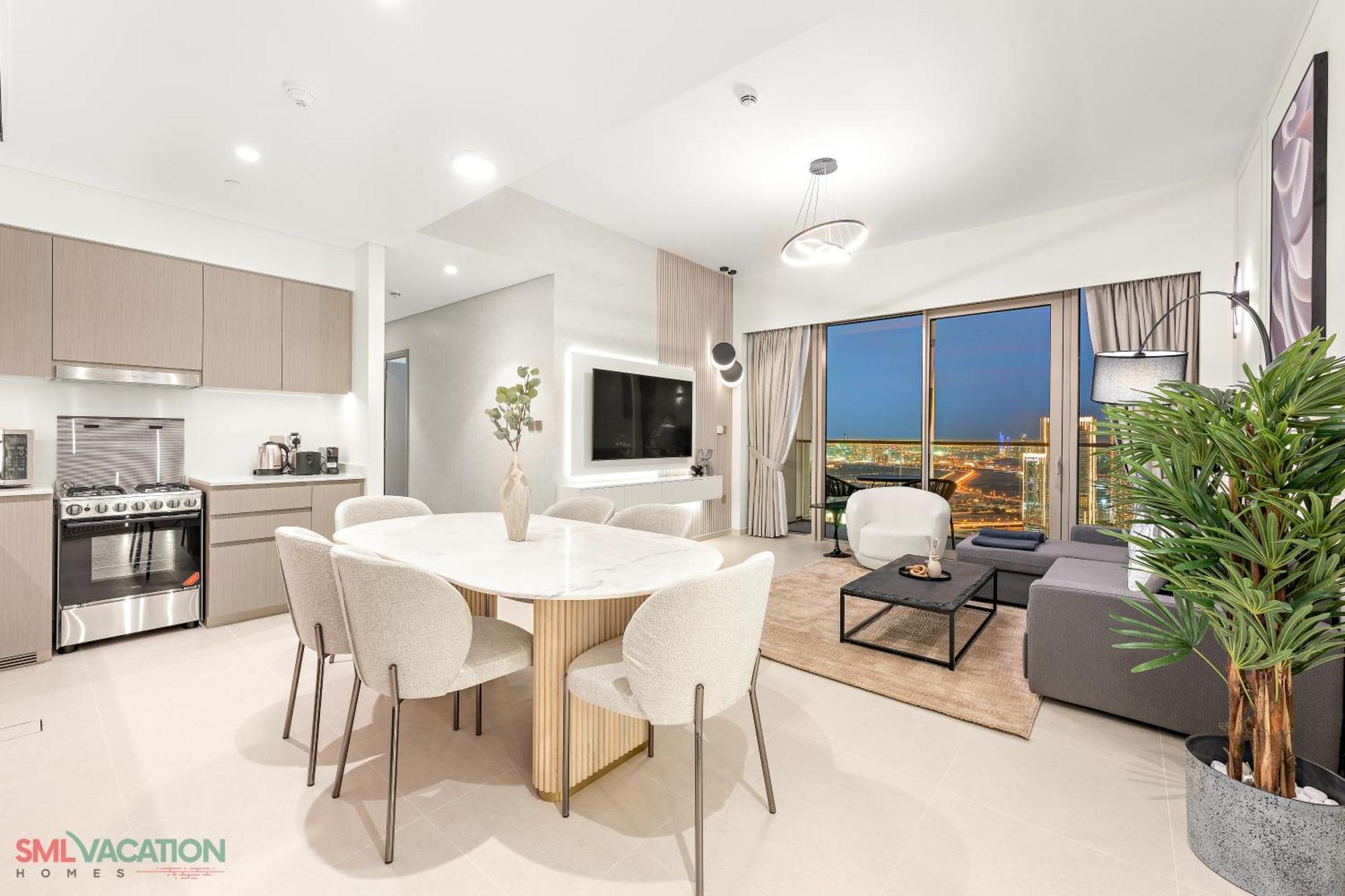 Sml Vacation Homes - Sky High Apartments With Burj Khalifa And Dubai Fountain Views At Grande Signature, Downtown ดูไบ ภายนอก รูปภาพ