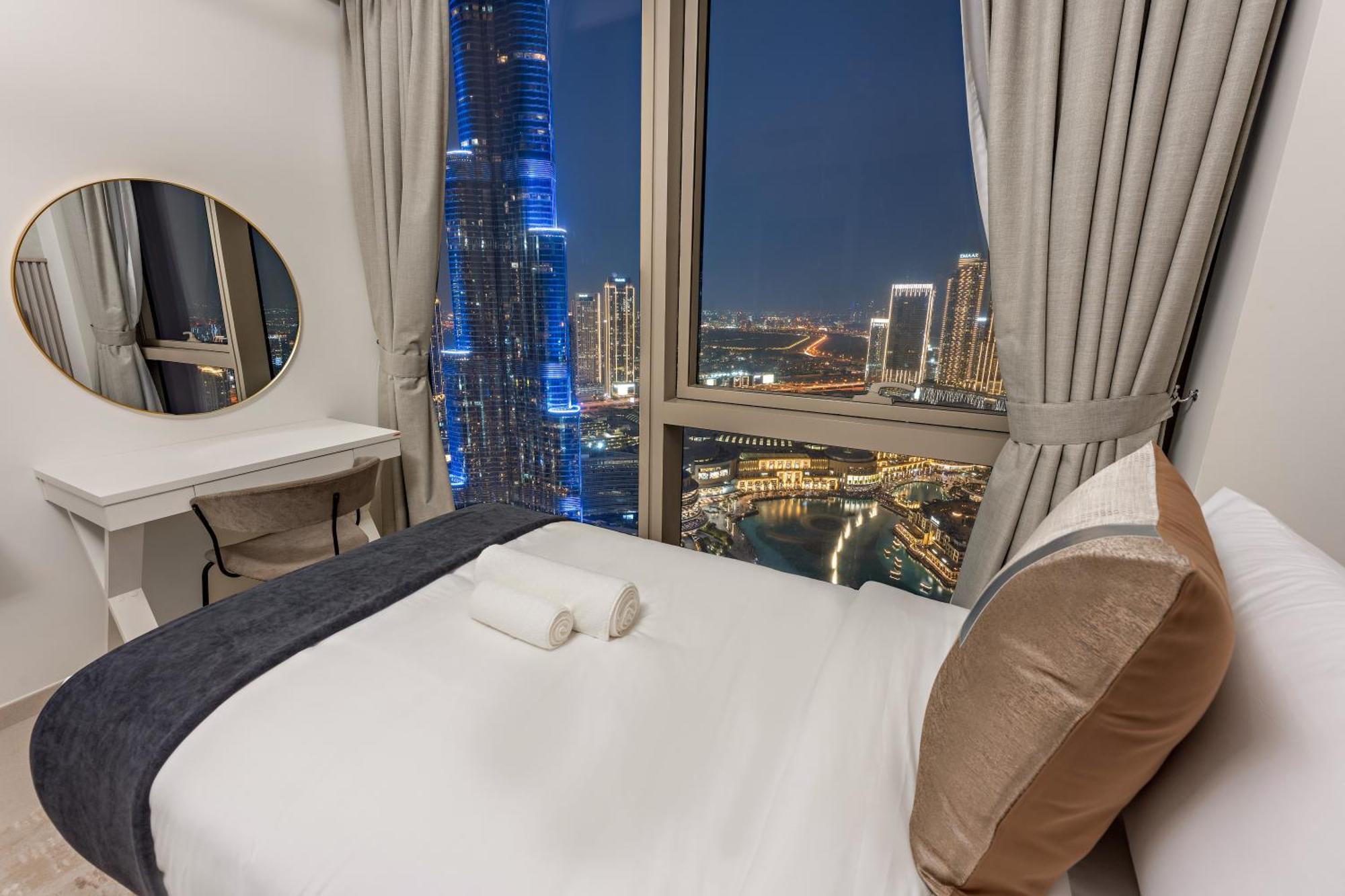 Sml Vacation Homes - Sky High Apartments With Burj Khalifa And Dubai Fountain Views At Grande Signature, Downtown ดูไบ ภายนอก รูปภาพ